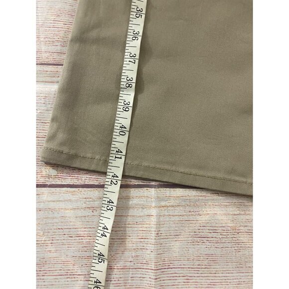 NWT Dickies Women's Slim Boot Leg Beige Pants - 17 - Picture 3 of 13